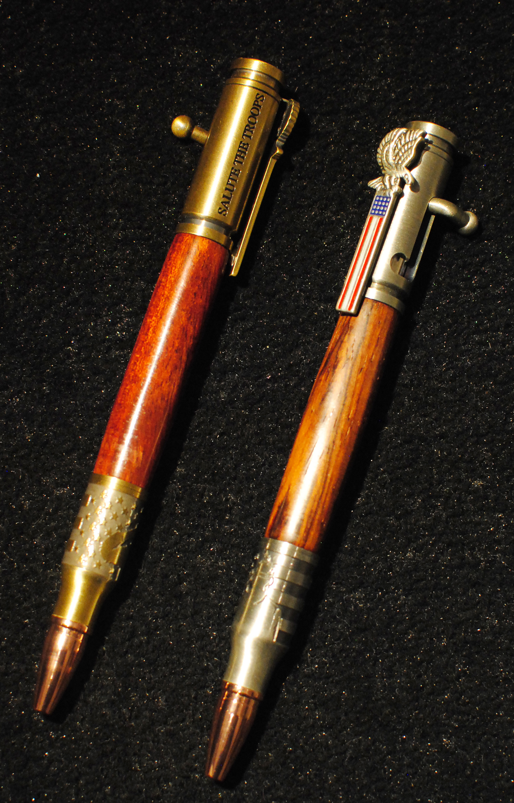 Allywood Creations Salute the Troops Pen - Wood